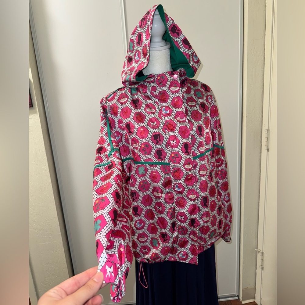Pretty in Pink Womens Windbreaker Hooded Jacket NWT Size Small-Medium - Picture 15 of 16
